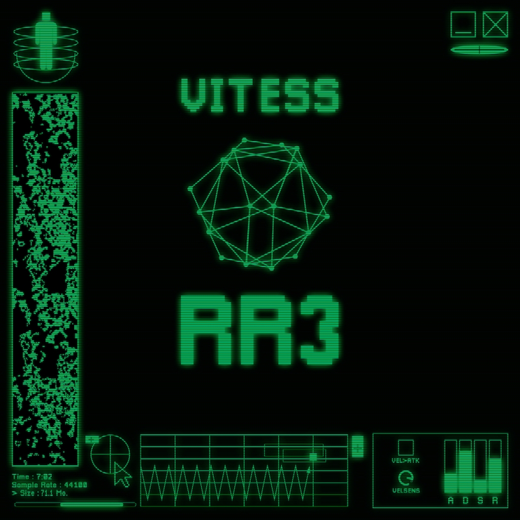 ( RFLP 001 ) VITESS - Cyber Zone ( 2X12" ) Retrofutura